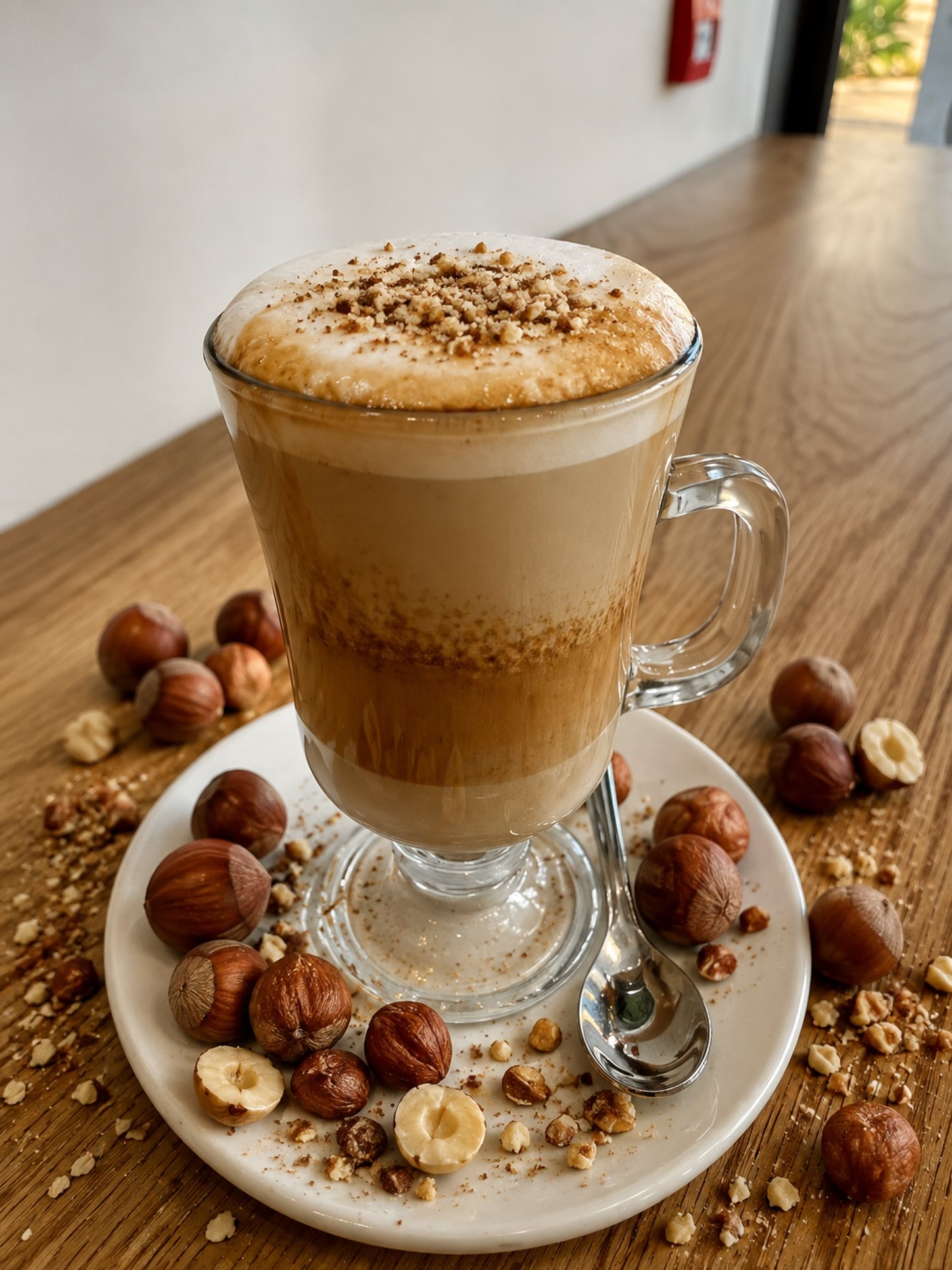 Brazilian hazelnut latte